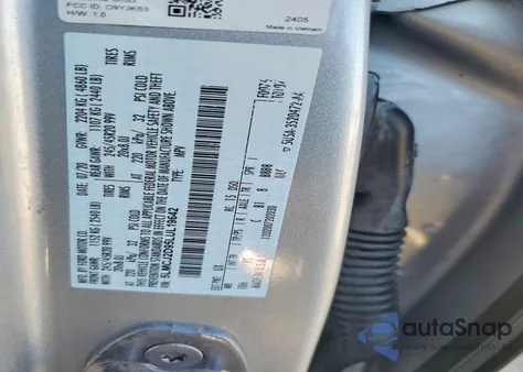 2020 Lincoln Corsair Reserve из США, поврежденный, VIN 5LMCJ2D95LUL19642